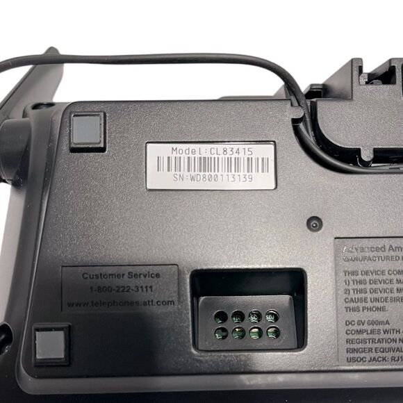 AT&T CL83417 DECT 6.0 3 Handset Cordless Phone - Picture 9 of 9